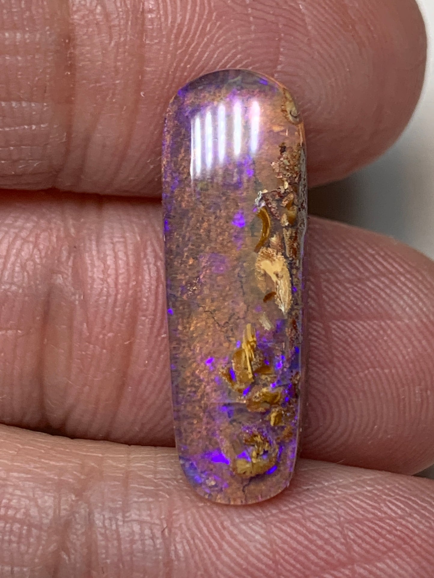 Wood Replacement. Solid Boulder Opal. 6.20 Ct