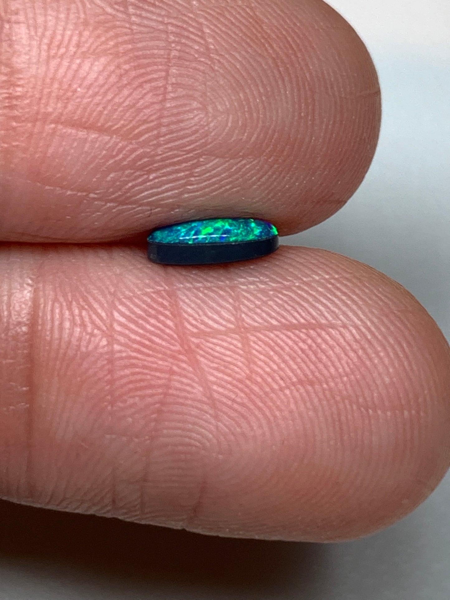 Mix n Match. Lightning Ridge Doublet Black Opal Set. 0.70 Ct