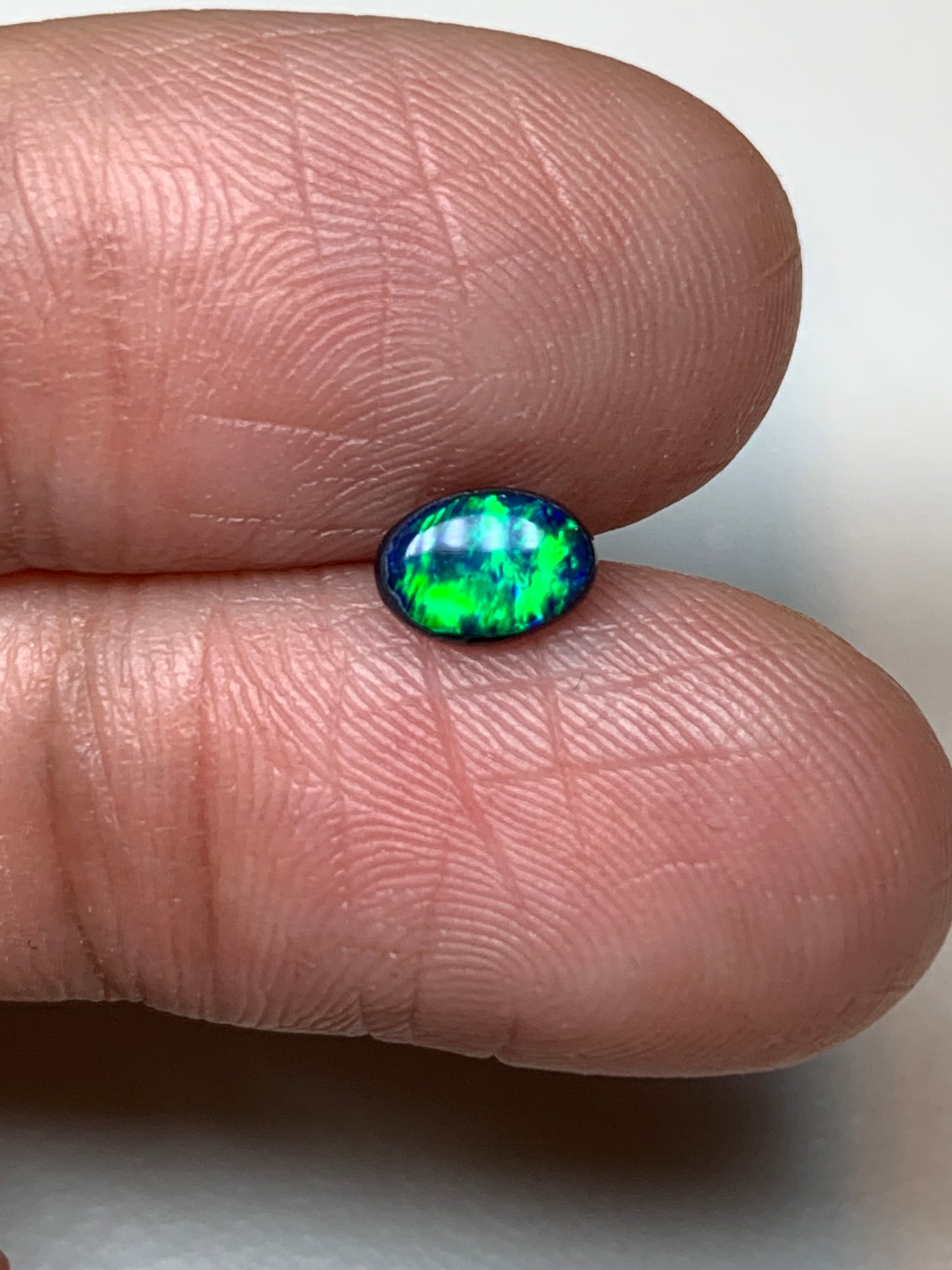 Mix n Match. Lightning Ridge Doublet Black Opal Set. 0.70 Ct