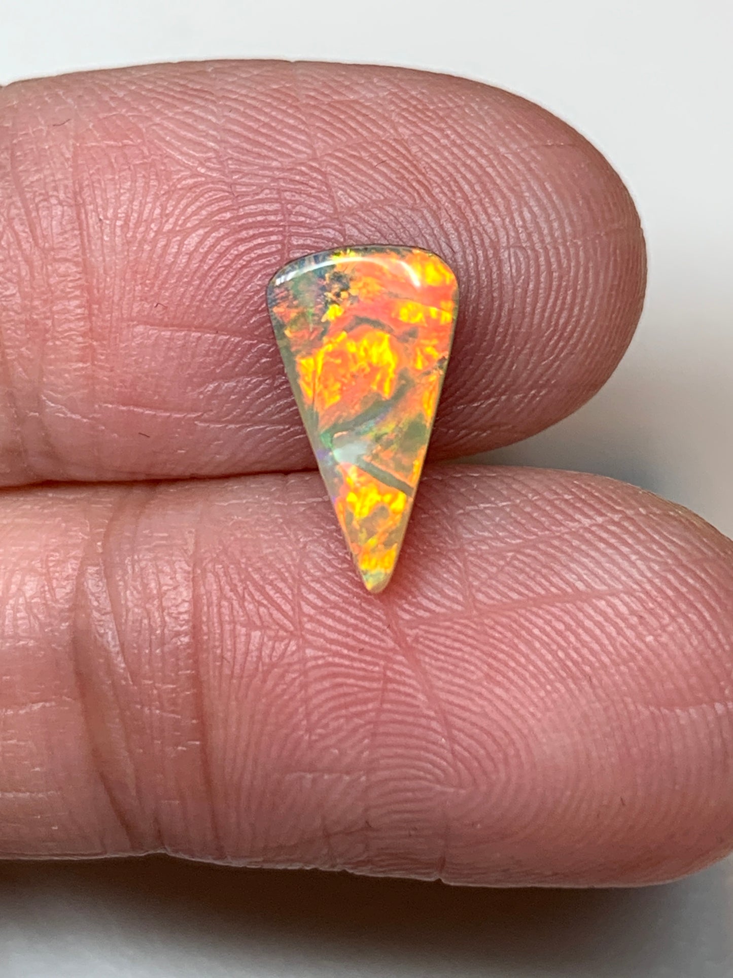 Golden Triangle. Solid Boulder Opal. 1.45 Ct