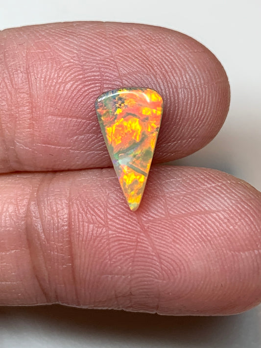 Golden Triangle. Solid Boulder Opal. 1.45 Ct