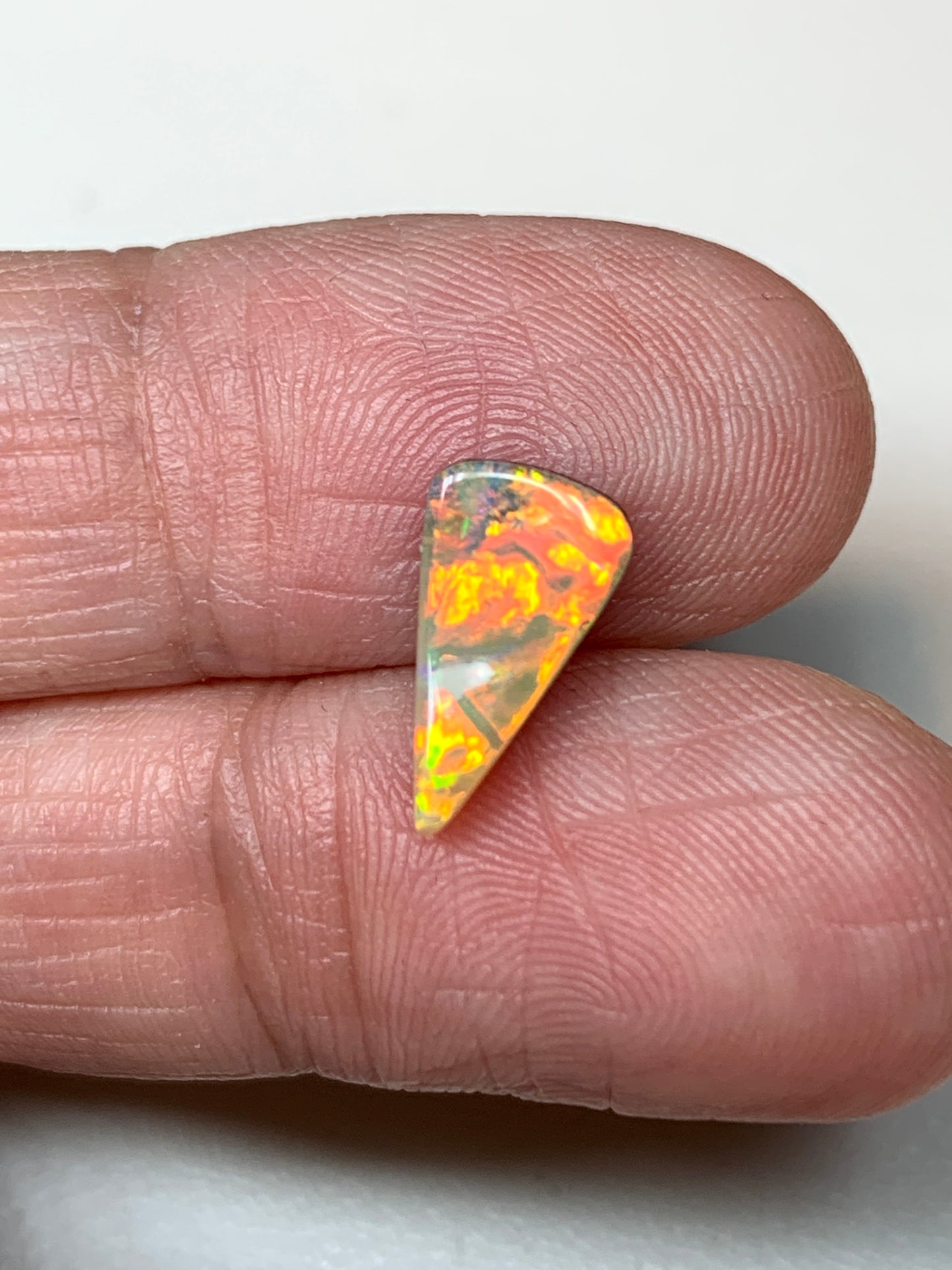 Golden Triangle. Solid Boulder Opal. 1.45 Ct