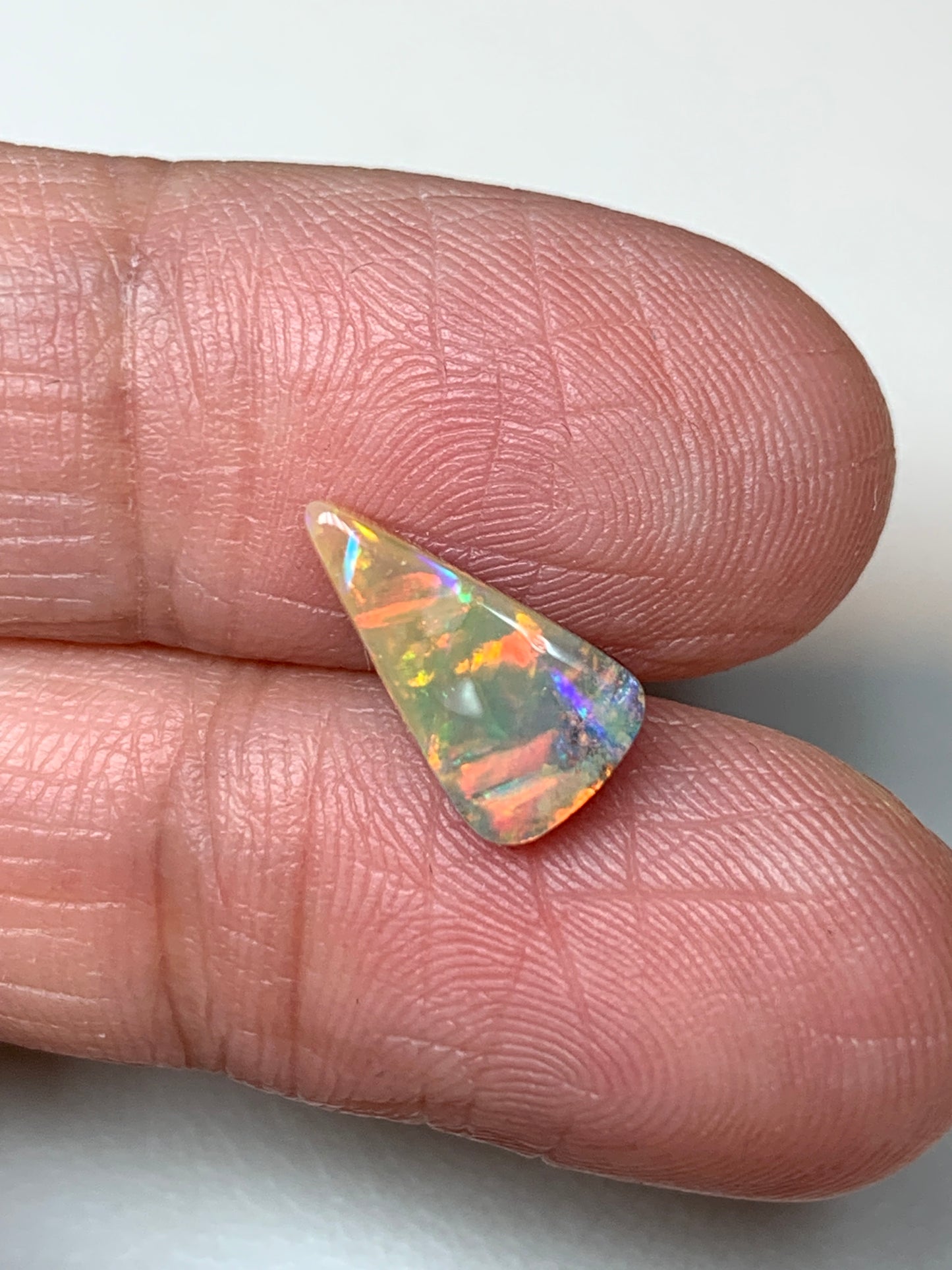 Golden Triangle. Solid Boulder Opal. 1.45 Ct
