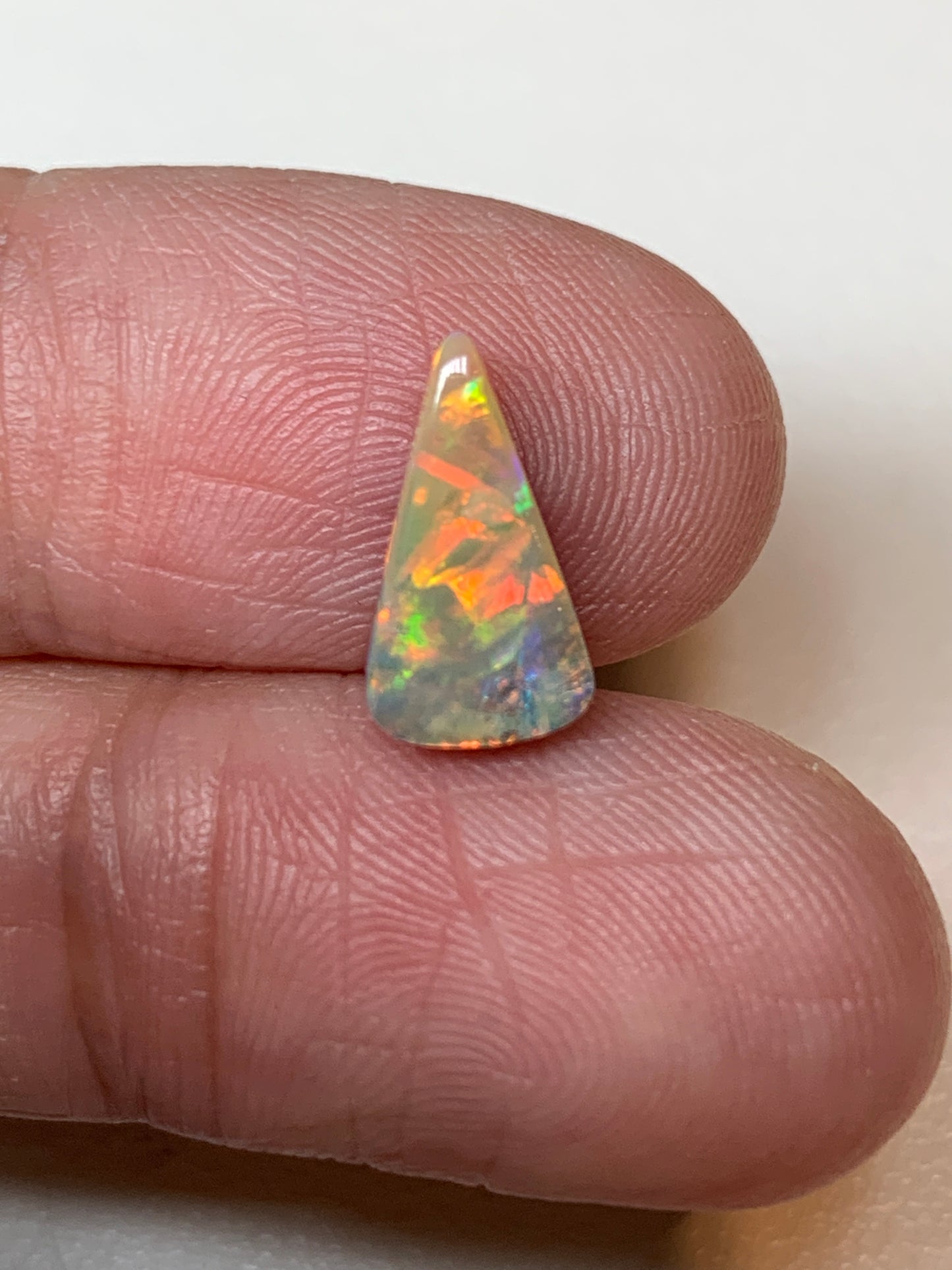 Golden Triangle. Solid Boulder Opal. 1.45 Ct