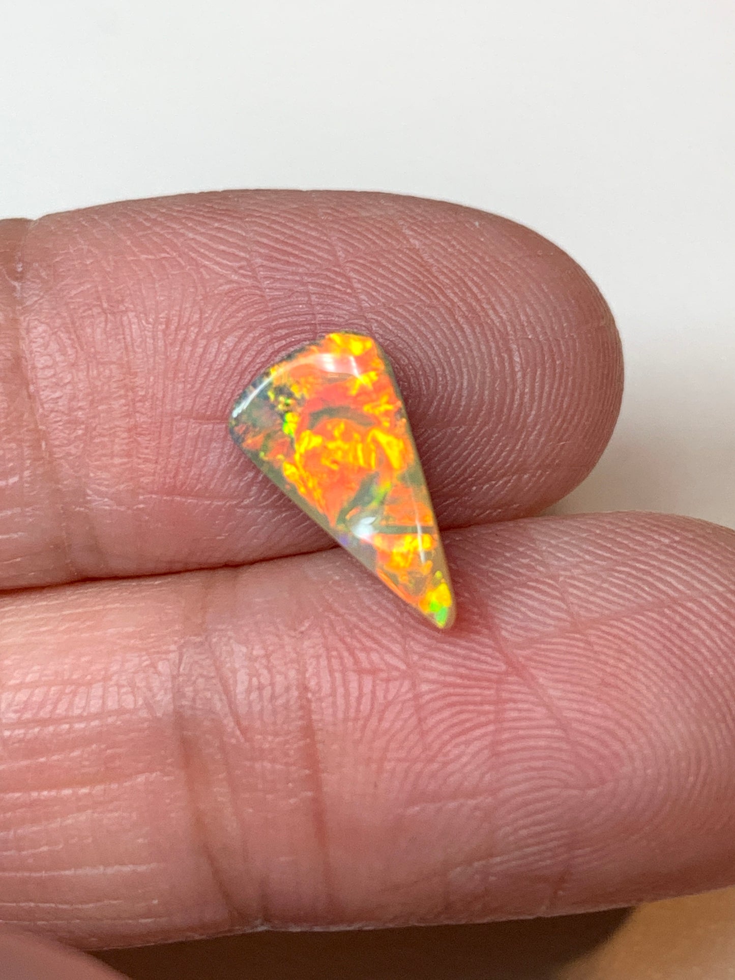 Golden Triangle. Solid Boulder Opal. 1.45 Ct