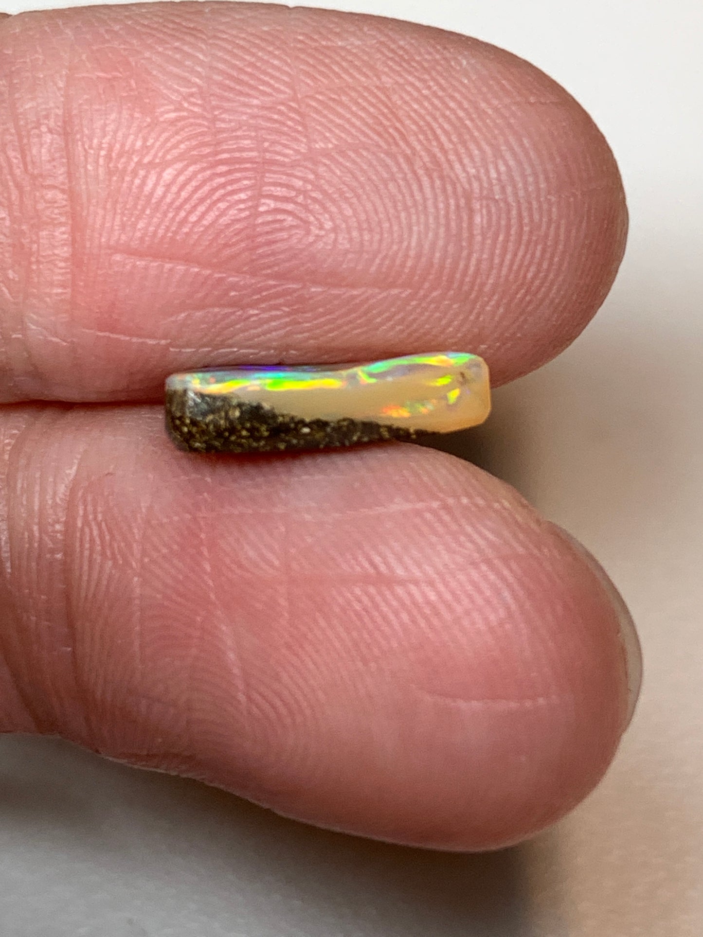 Golden Triangle. Solid Boulder Opal. 1.45 Ct