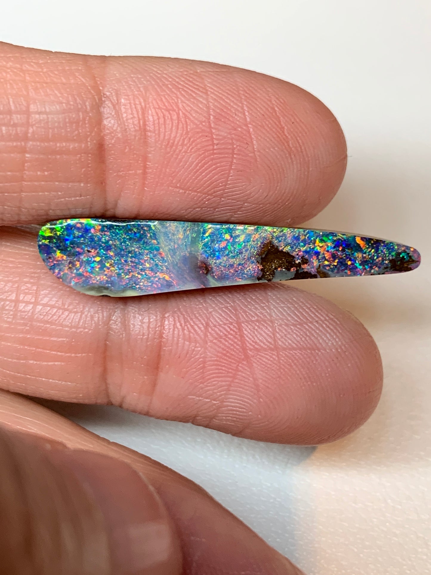 Star Clusters. Solid Boulder Opal. 8.30 Ct