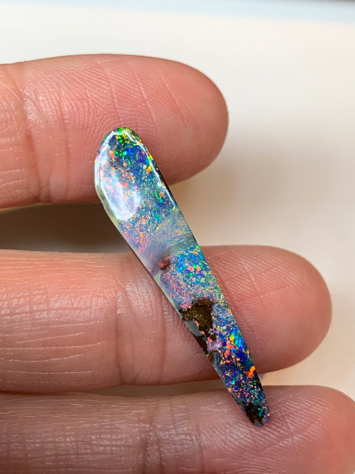 Star Clusters. Solid Boulder Opal. 8.30 Ct