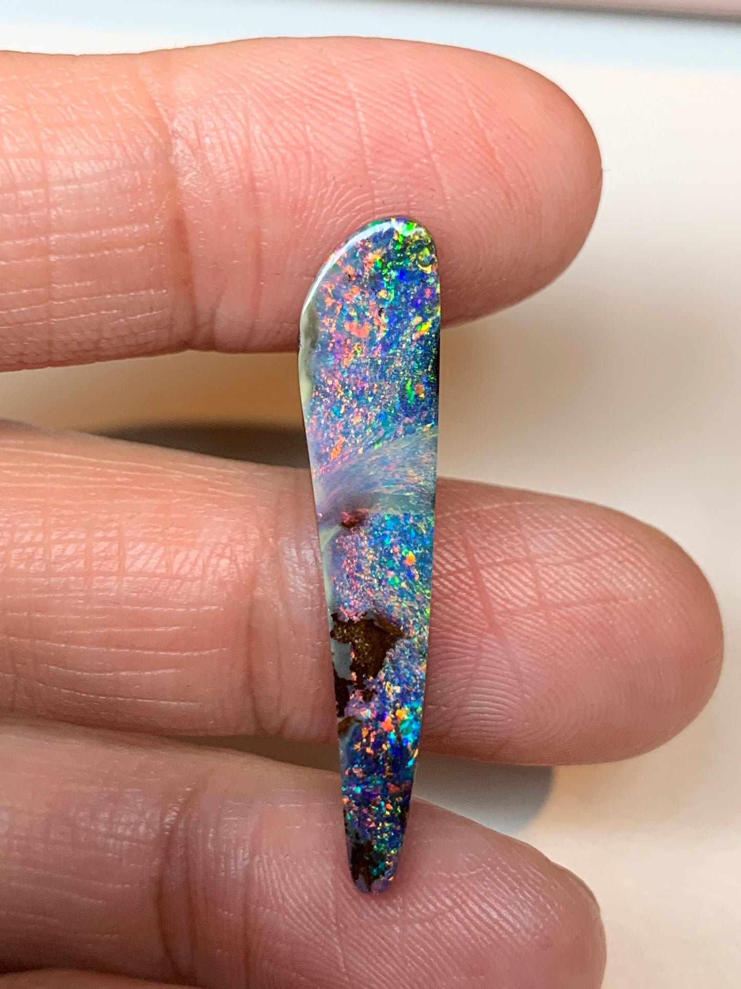 Star Clusters. Solid Boulder Opal. 8.30 Ct