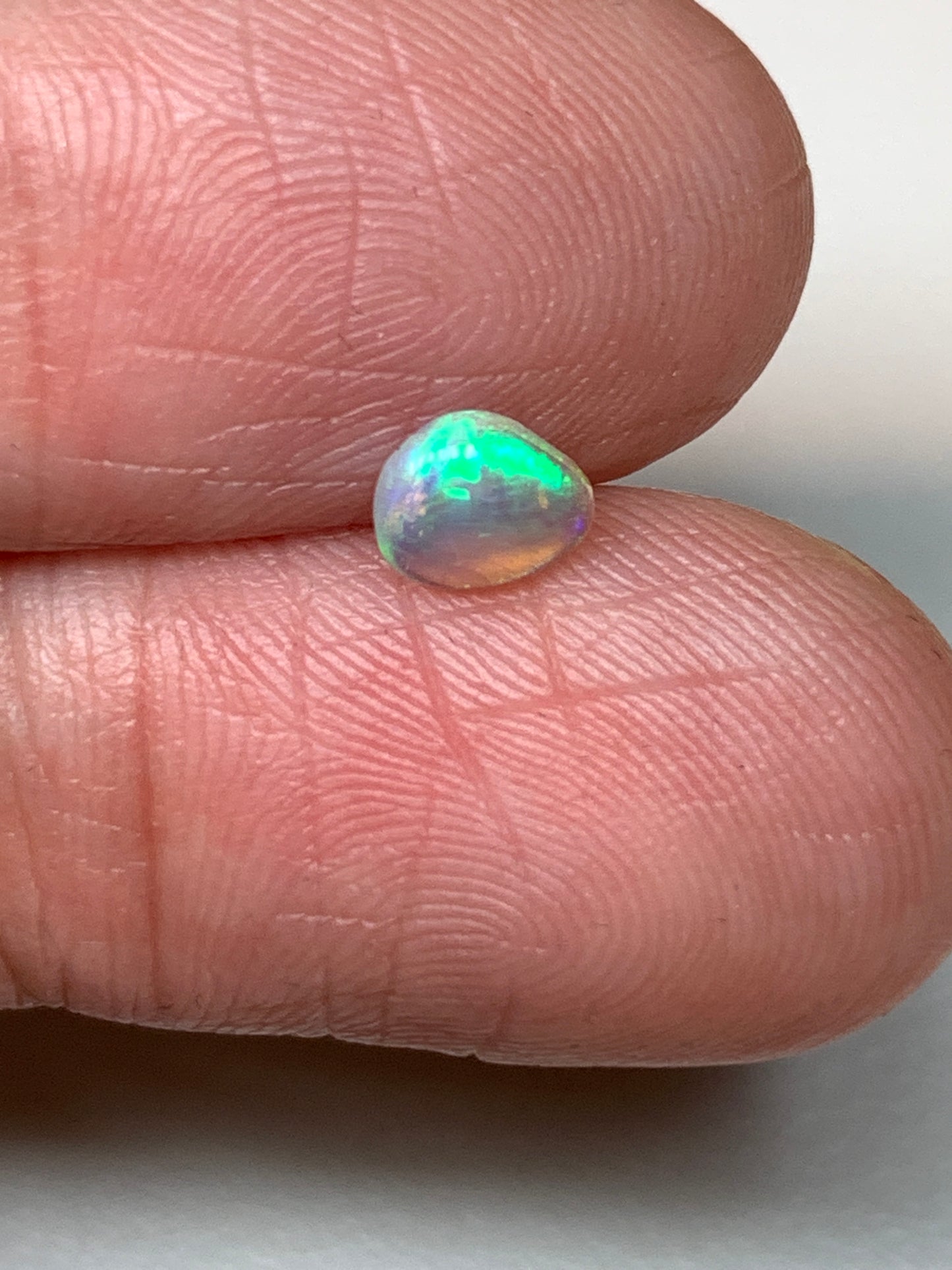 Earring Set. Lightning Ridge Crystal Opal. 0.59 Ct
