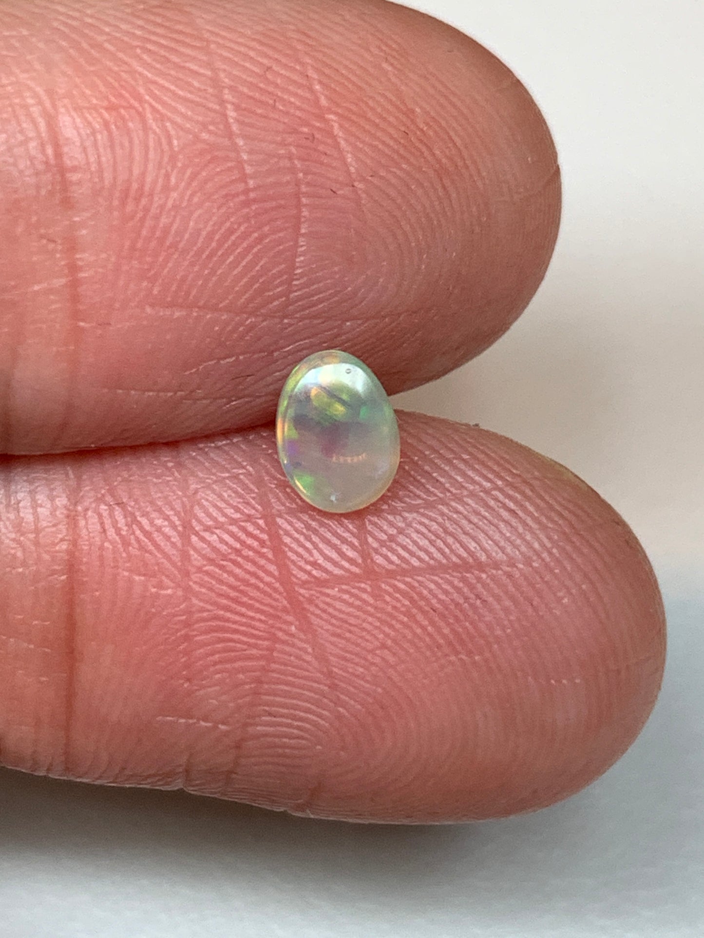 Earring Set. Lightning Ridge Crystal Opal. 0.59 Ct