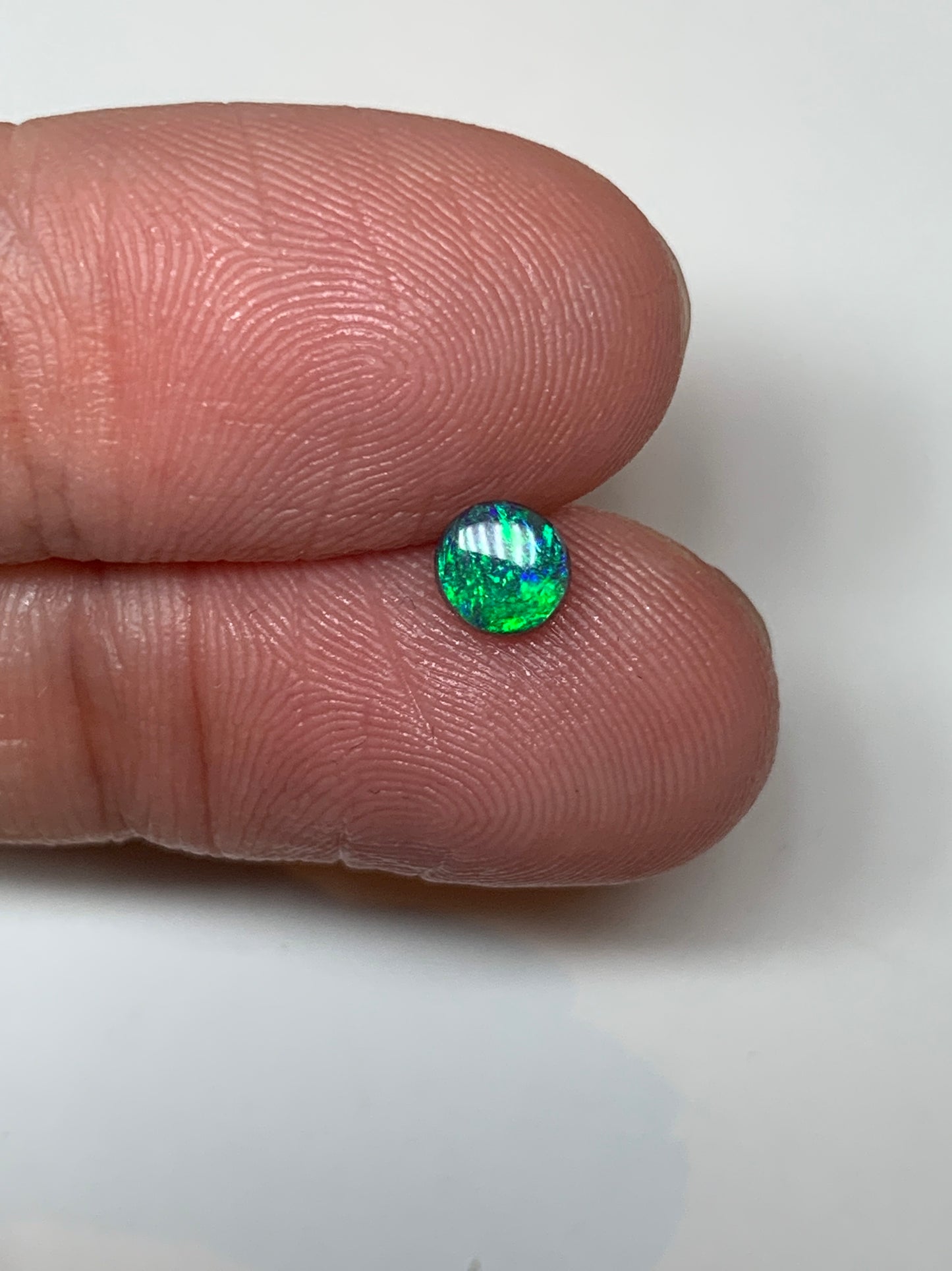High Brilliance. Lightning Ridge Black Opal Pair. 0.62 Ct