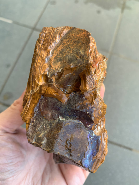 Rugged Starter Rock. Rough Boulder Opal. 506 Grams